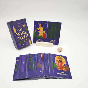 Impresión profesional OEM de las cartas del <span class=keywords><strong>Tarot</strong></span> del Vino, baraja de <span class=keywords><strong>tarot</strong></span> de papel artístico de alta gama, fabricante de barajas de <span class=keywords><strong>tarot</strong></span> personalizadas al por mayor - Product Image 2