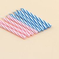 Bougies Magiques Spirales Étincelantes pour Gâteau d'Anniversaire, Diamètre 5,5 mm, Nouveauté, Vente Chaude, Pas Cher