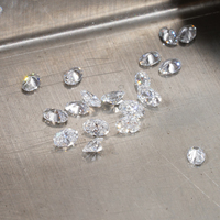 Starsgem Mele Boyutu CVD HPHT Elmaslar Oval Kesim 2x3mm - 5x7mm Gevşek Laboratuvarda Yetiştirilmiş Elmas Yüzük İçin