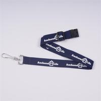 CH Wholesale Sublimation Printing Polyester Lanyards With Logo Custom Certification Keychain OEM ODM ECO Promotion Event Gifts