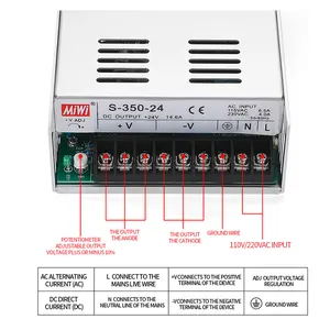 S-360-12 12v 30a 12v 30a מתג אספקת חשמל מעגל