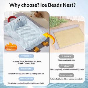 Tapis rafraîchissant d'été pour animaux de compagnie, coussin lavable en soie glacée pour chiens et chats - Product Image 3