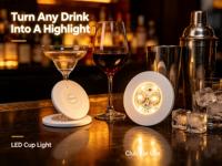 Lampes LED pour bouteilles, sous-verres lumineux, autocollants lumineux pour tasses, lumières pour bar, KTV, mariage, fête, verres à cocktail, décoration de vases