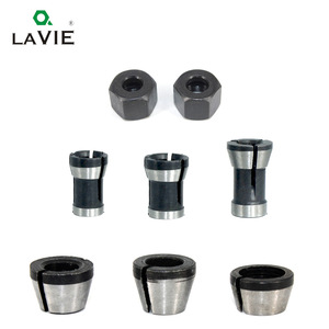 ลาวีชุดอะแดปเตอร์ลดขนาดคอลเล็ต 8 ชิ้น โลหะผสมเหล็ก งานไม้ - Product Image 1
