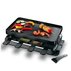 Ensemble de Grill électrique d'intérieur 2023 w pour 8 personnes avec huit casseroles pour Table, offre spéciale 1200 - Product Image 1