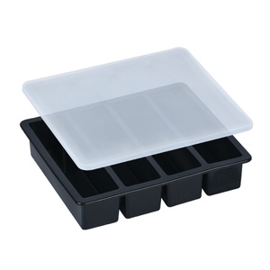 150ml Large Rectangle Silicone Ice Cube Molds Eco-Friendly Ice <b>Cream</b> <b>Maker</b> Tray for Soap Soup Ice <b>Cream</b> - Product Image 1