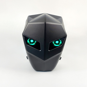 Sac à dos LED tendance pour <span class=keywords><strong>homme</strong></span>, noir, en ABS, étanche, coque <span class=keywords><strong>rigide</strong></span>, sacoches de moto, nouveau, avec yeux d'affichage DIY - Product Image 1