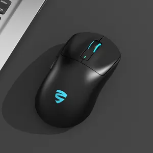 OEM Ergonomic Design Gaming Mouse For PC Tri-mode Wireless Ultra Light 54g Feather Like Illuminate RGB Factory Mouse Bluetooth