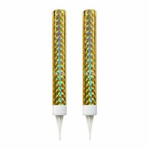 Bougie <span class=keywords><strong>Fontaine</strong></span> Dorée à Livraison Rapide, Durée de Combustion de 60 secondes, Sans Fumée, Bâtonnets Scintillants pour l'Aïd Arabe et les Gâteaux de Mariage - Product Image 4