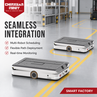 Chariot mobile intelligent AGV, robot de transport autonome, véhicule AGV à rail magnétique pour ligne d'assemblage en usine