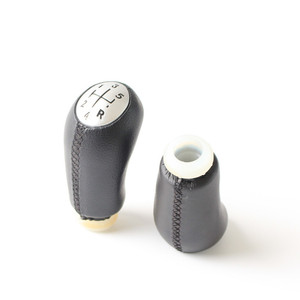 Pommeau de levier de vitesse pour Renault Laguna Megane 2 Clio 3 Scenic 2, en cuir PU, design ergonomique - Product Image 1