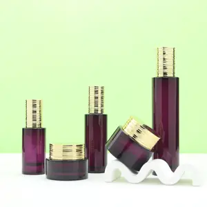 Luxuriöses einzigartiges individualisiertes buntes 30 ml 50 ml nachfüllbares Körper-Scrub-Gesichtscreme-Glas für Kosmetikverpackung