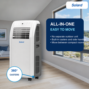 Solard 24V Portable Solar Air Conditioner 7000/9000/12000 BTU Low-<b>Power</b> All-in-One Cooling & Heating AC for Off-Grid Use SLD-TKP - Product Image 2