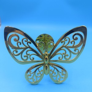 Hollow Butterfly <b>Curtain</b> <b>Hook</b> Warm Gold Plastic Modern Design Fashion Accessory - Product Image 2