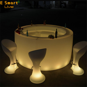 Alta muebles hogar Decoración Barra de luz led redonda contra rgb color cambiado lghting <span class=keywords><strong>bar</strong></span> - Product Image 6