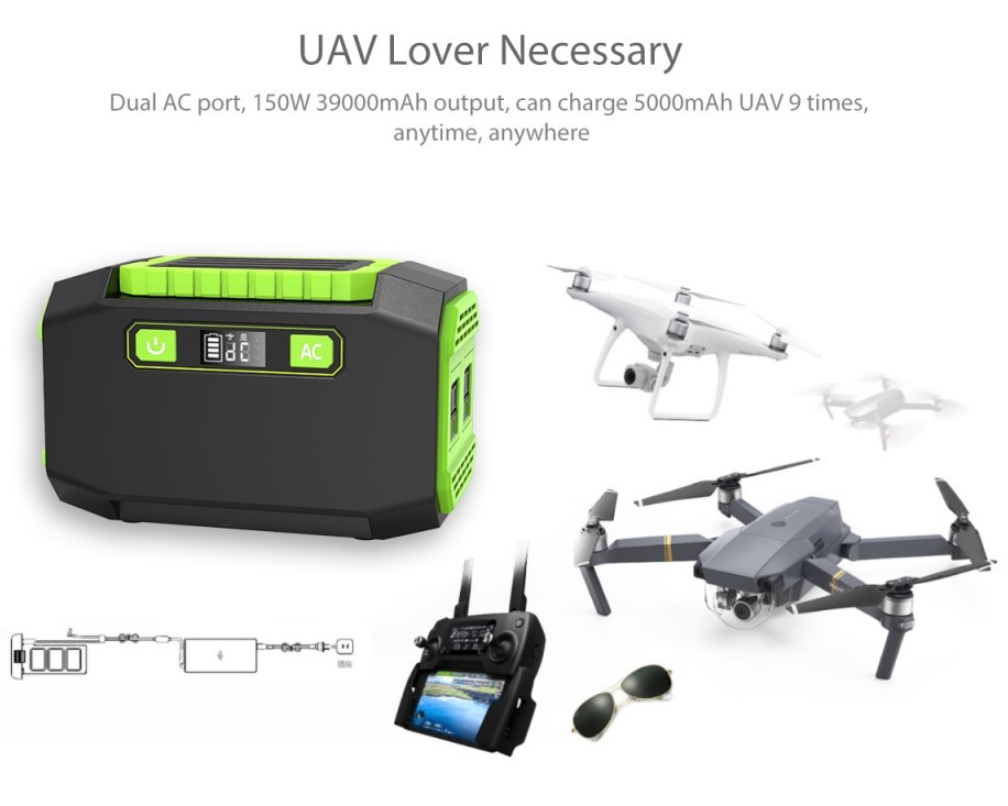 150W Mini Power Station Portable Solar Generators with Lithium Iron Phosphate Battery Pack · image 3