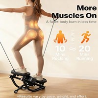 Nouveau Stepper en Acier en Forme de U pour Exercices à Domicile avec Bandes de Résistance pour un Entraînement Complet du Corps