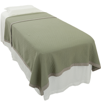 Couverture matelassée en coton de qualité supérieure de la collection professionnelle Couverture en coton ultra-doux pour tables de massage, lits, canapés