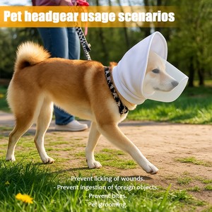 Dog Protective Face Mask Mesh Muzzle Anti Licking Reusable For Dogs - Product Image 4