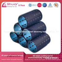 Tiges à boucler en spirale à âme en aluminium vertes, pointe en nylon allongée, lot de 12 tiges à boucler, taille moyenne à grande