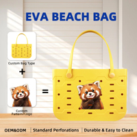 Sac de plage portable grande capacité en EVA, étanche et anti-sable, moulé avec poignées, idéal pour pique-nique en extérieur (vente en gros)