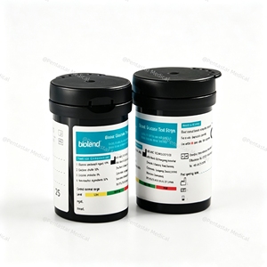 <span class=keywords><strong>Strisce</strong></span> Reattive per Test della Glicemia all'Ingrosso, Compatibili con il Glucometro, Volume Minimo di Sangue di 1 Microlitro, Facili da Usare - Product Image 2