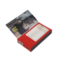 Boîtes d'emballage cadeau en carton personnalisées pour écouteurs casque sans fil avec fenêtre transparente magnétique, vente en gros