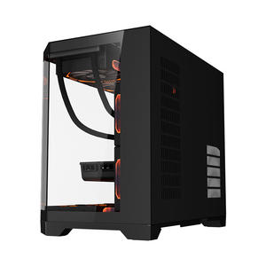 Caja de Ordenador ATX/MATX, Caja de Juego para <span class=keywords><strong>PC</strong></span>, Gabinete Transparente, Chasis para Servidor de CPU y GPU para Escritorio con Vidrio Templado - Product Image 3