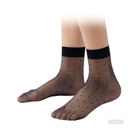 Chaussettes RJ-L0047 pour femmes en nylon Pop Foot Chaussettes transparentes pour femmes