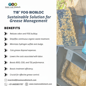 Bloc de nettoyage pour pièges à graisse en plastique, pour eaux usées riches en huile et en graisse - Product Image 1