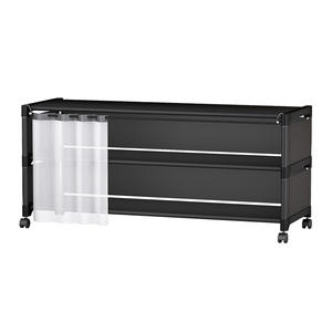 Zapatero de Plástico PP para Espacios Reducidos, Mueble de Almacenamiento de Tres Niveles, Multifuncional, Antipolvo, Moderno, para Sala de Estar - Product Image 5