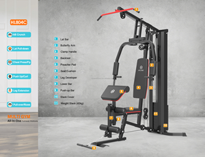 Équipement de <span class=keywords><strong>fitness</strong></span> anaérobie multifonctionnel pour la maison, station de musculation pour press à la poitrine et exercices Pec Fly - Product Image 4