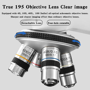 LUXUN XSZ-107BN 40X-1000Xモバイル修理用の新しい顕微鏡ポータブル生物顕微鏡HD宝石顕微鏡 - Product Image 4