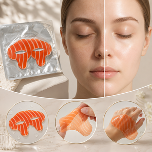 Masque de nuit pour le visage pour une peau éclatante, masque en gel bio-collagène, masque en gel de collagène rose au DNA de saumon PDRN - Product Image 6