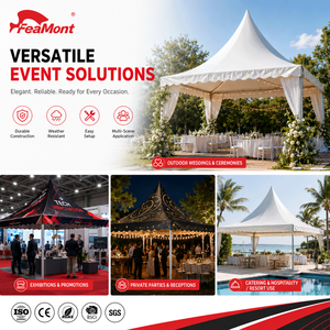 FEAMONT European High Peak Pagoda <strong>Tent</strong> Aluminum Party Marquee for Outdoor Holiday Celebration Reception <strong>UK</strong> Germany Market - Product Image 4