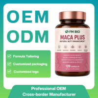Capsules à base de plantes Maca Plus personnalisées OEM ODM pour femmes, formule Maca noire, complément alimentaire pour la vitalité et le soutien corporel