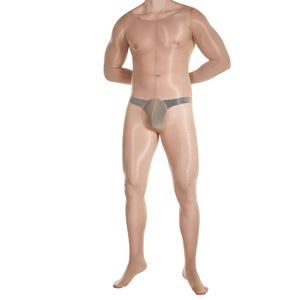 Sexy kruisloze <span class=keywords><strong>bodystocking</strong></span> voor heren van spandex/nylon met printpatroon, hoge stretch, lage taille, voor erotische doeleinden. - Product Image 2