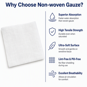 <span class=keywords><strong>Gasa</strong></span> de Algodón Dental Estéril No Tejida 2x2 para Uso Médico de Fabricantes Profesionales - Product Image 4