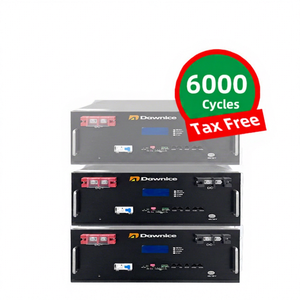10 Years Warranty 8000 Cycles 51.2v 15kWh Solar Inverter LiFePO4 Lithium Ion Energy Storage <b>Battery</b> 48v Rack Hybrid Grid CAN - Product Image 1