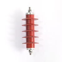 Isolateur en caoutchouc silicone, Parafoudre à oxyde de zinc 10 kV HY5WS-17/50, Parafoudre métallique haute tension