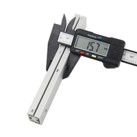 Boîte de rangement à glissière en aluminium de 20mm de largeur miniature de haute précision avec support latéral de petits tiroirs pour l'entrée du hall du bureau à domicile