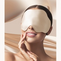 100% soie masque de sommeil 22 Momme sommeil masque pour les yeux pour femmes hommes bandeau occultant avec sangle réglable doux visière rempli