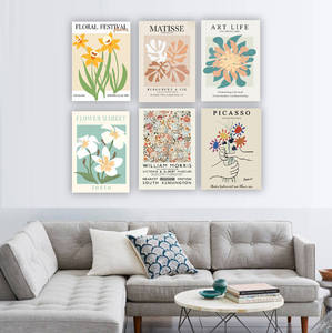 Impressions sur toile modernes <span class=keywords><strong>Matisse</strong></span> Picasso, grandes impressions sur toile abstraites, fleurs, art mural, affiche, impression sur toile - Product Image 2