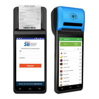 Terminal Portátil Android 13 4G de 5.5'' con 3+16GB, Sistema POS Android 12/13, Terminal POS Móvil con Impresora de 58mm