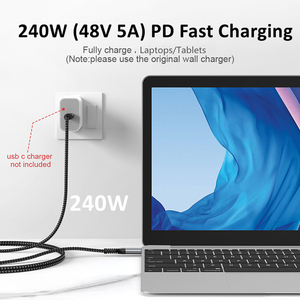 Cables y Accesorios de Uso Común, <span class=keywords><strong>Cable</strong></span> <span class=keywords><strong>Tipo</strong></span> <span class=keywords><strong>C</strong></span> de Carga Rápida, <span class=keywords><strong>Cable</strong></span> USB <span class=keywords><strong>C</strong></span>, <span class=keywords><strong>Cable</strong></span> Cargador <span class=keywords><strong>Tipo</strong></span> <span class=keywords><strong>C</strong></span> 240W 5A, <span class=keywords><strong>Cable</strong></span> USB-<span class=keywords><strong>C</strong></span> Personalizado de Fábrica - Product Image 2