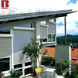 تصميم خارجي حديث للنوافذ ، شاشة الألياف الزجاجية ، مواد المعاوضة ، مصراع الأسطوانة الخارجي - Product Image 1