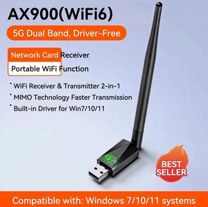 ไดรเวอร์อะแดปเตอร์ USB WiFi 6 ฟรี ตัวรับส่งสัญญาณการ์ดเครือข่ายไร้สายสำหรับแล็ปท็อปเดสก์ท็อป ฟรี ปลั๊กแอนด์เพลย์ - Product Image 4