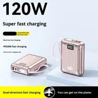 Nouvelle batterie externe portable haute capacité 20 000 mAh à charge rapide 22,5 W Type-C, kit de charge sans batterie (étui + carte mère)