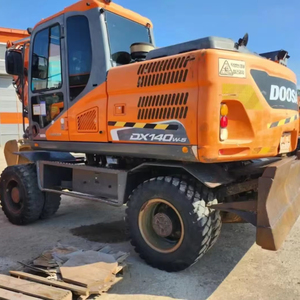 Excavadora sobre orugas de 14t usada coreana, máquina DOOSAN DX140W, excavadora Doosan DH210 DX150 DX220, maquinaria excavadora de segunda mano - Product Image 4