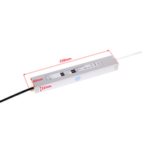 Controlador LED Delgado de 50w 72w 75w 80w, Adaptador de Corriente Impermeable de CA/CC 120v 240v a 24v 3a Clase C para Luces LED de 24 Voltios